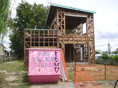 67 second view ave before renovation with asbestos cladding stripped