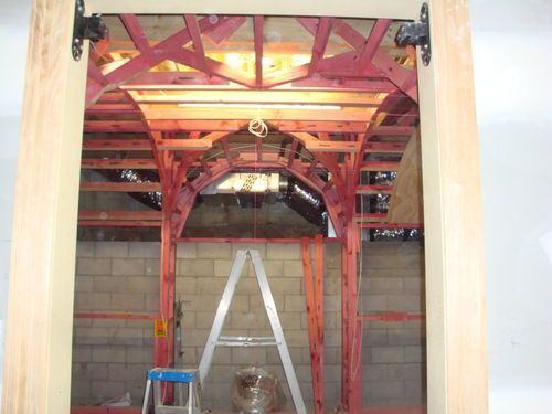 Remuera rd. Framing wine room.