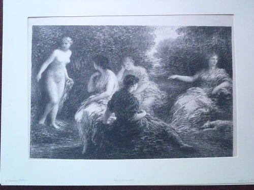 <p>
	baigeneuses by fantin latour france circa 1900 of the impressionist era</p>
