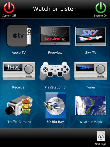 I Pad remote activity setup