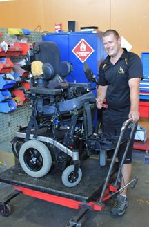 Restoring and building wheel chairs