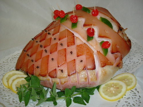 Glazed Christmas Ham