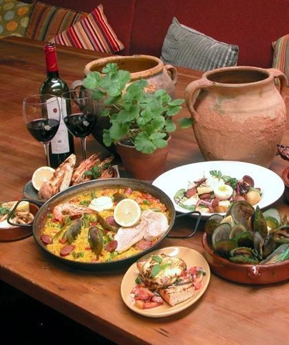 paella and other delicious mediterranean dishes at Tasca