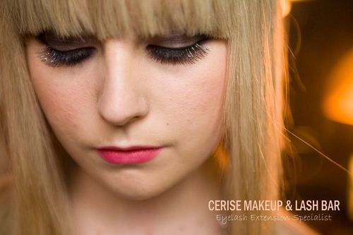 Special occasion makeup and temporary lash extensions