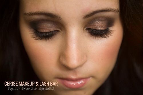 Special occasion makeup and semi-permanent lashes