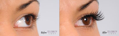 Natural, feathery new lashes