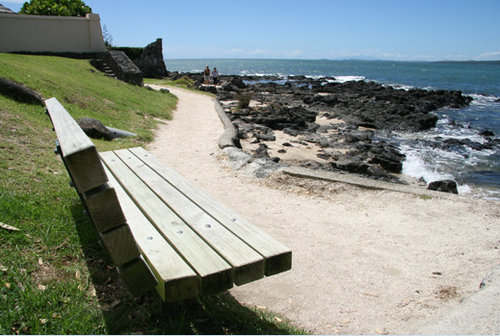 Walkways and rest spots