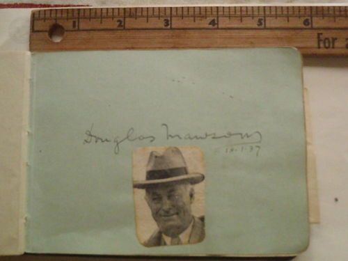 $900 to $1200 signature of Douglas Mawson Antarctic explorer 4/sale.