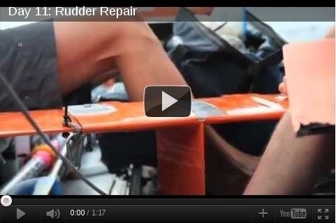Day 11 video: Rudder repair Day 11 video: Rudder repair