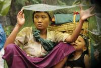 Internally Displaced Person Shelters While On The Run In Burma