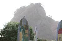 The iconic Lion Rock at Piha Beach