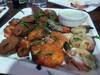 The array of taste on the platter entree
