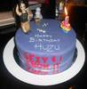 LMFAO Theme red velvet cake 
