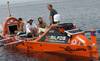 Team Gallagher on board Moana soon after rounding North Cape - photo Malcolm Pullen