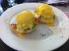 Eggs benedict - yes, there is no bacon today